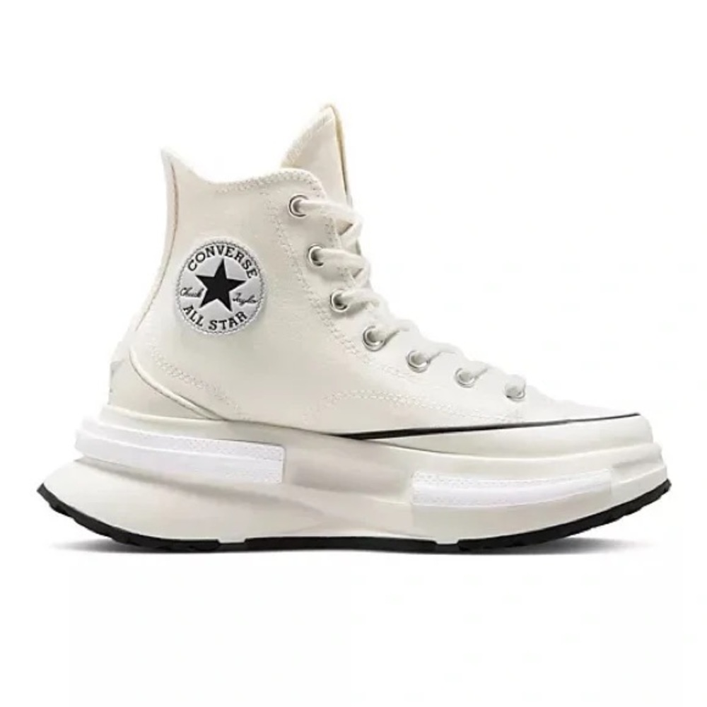 Converse Run Star Legacy Cream High-Top Sneakers - Picture 2 of 6